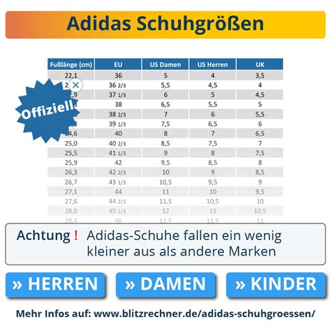 adidas schuhe nummer größer|adidas größentabelle.